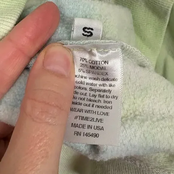 Electric & Rose Anthropologie Tie Dye Crew Neck Pullover Sweater Small - Picture 4 of 4